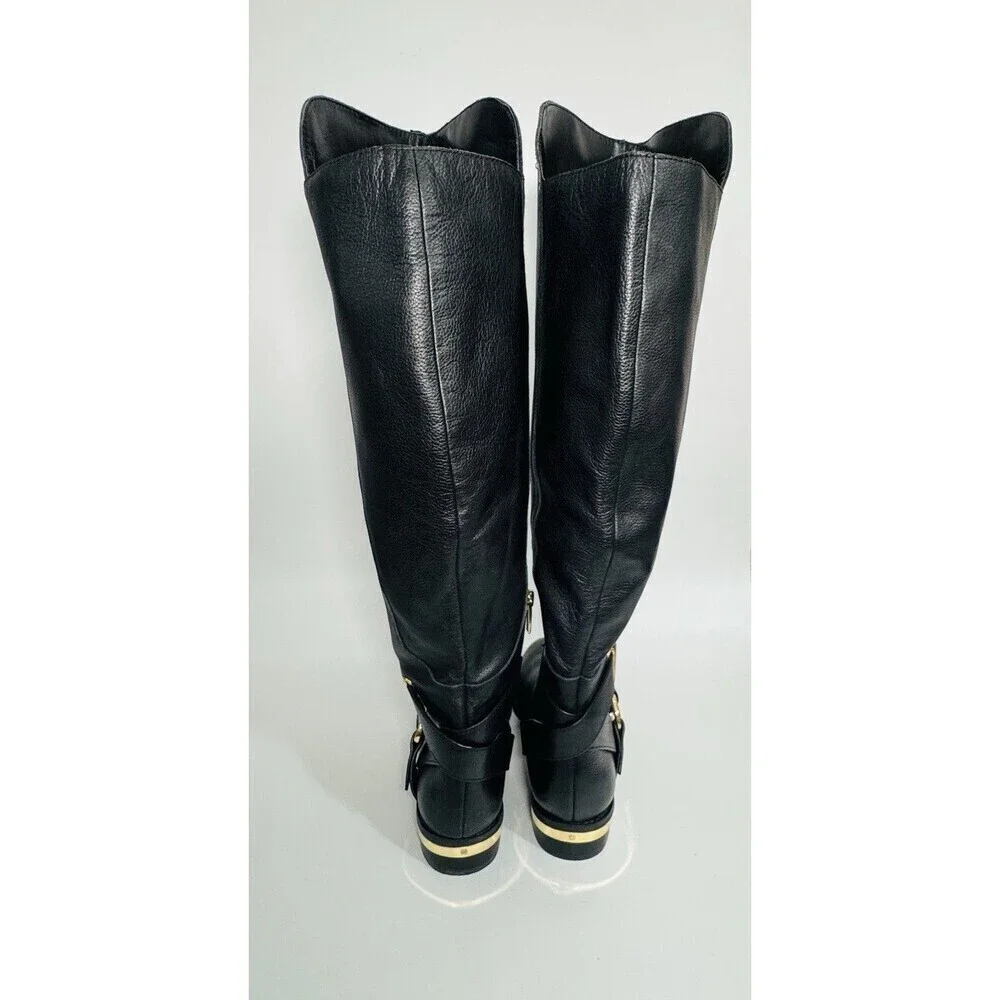 Vince Camuto Womens Preshent Over-The-Knee Riding Boots Size 6.5 Leather  NWOB